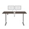 Bestar Bestar Upstand 72W x 30D Standing Desk with Dual Monitor Arm in antigua 175880-000052 - alternate 3